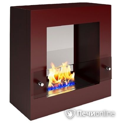 Биокамин ЭкоЛайф Cube Glass black burgundy Арома, c250 в Анапе